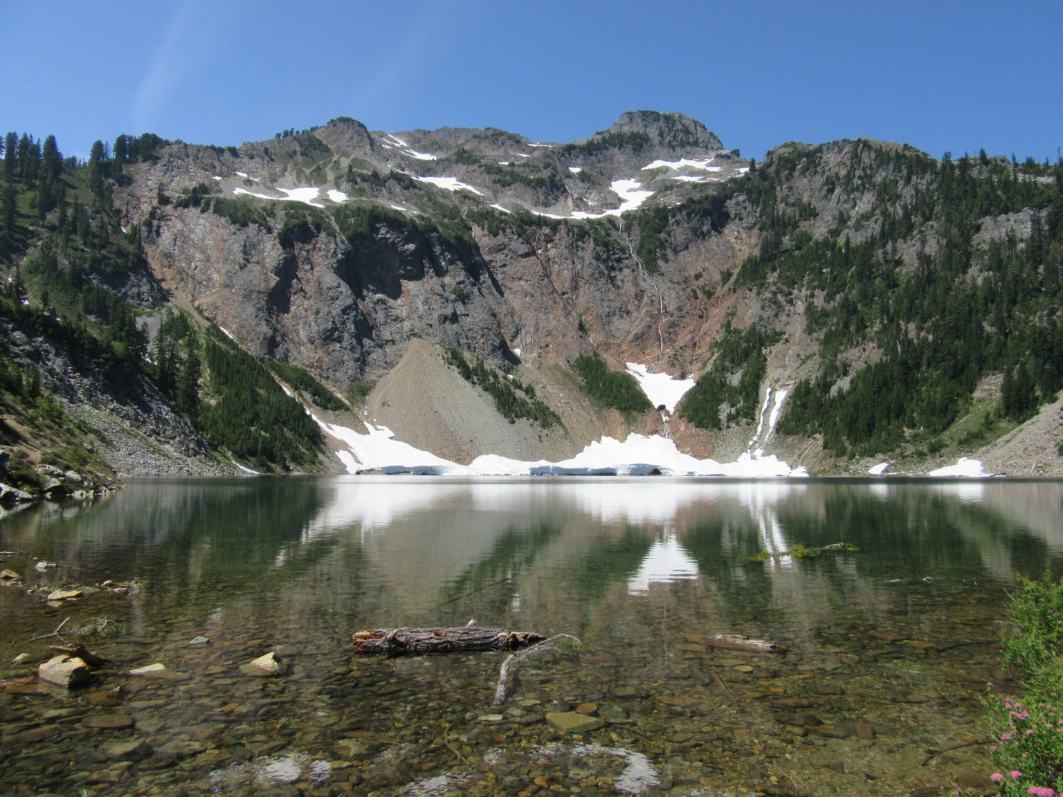 Silver Lake─Precious body of water above old mining district – HIke of ...